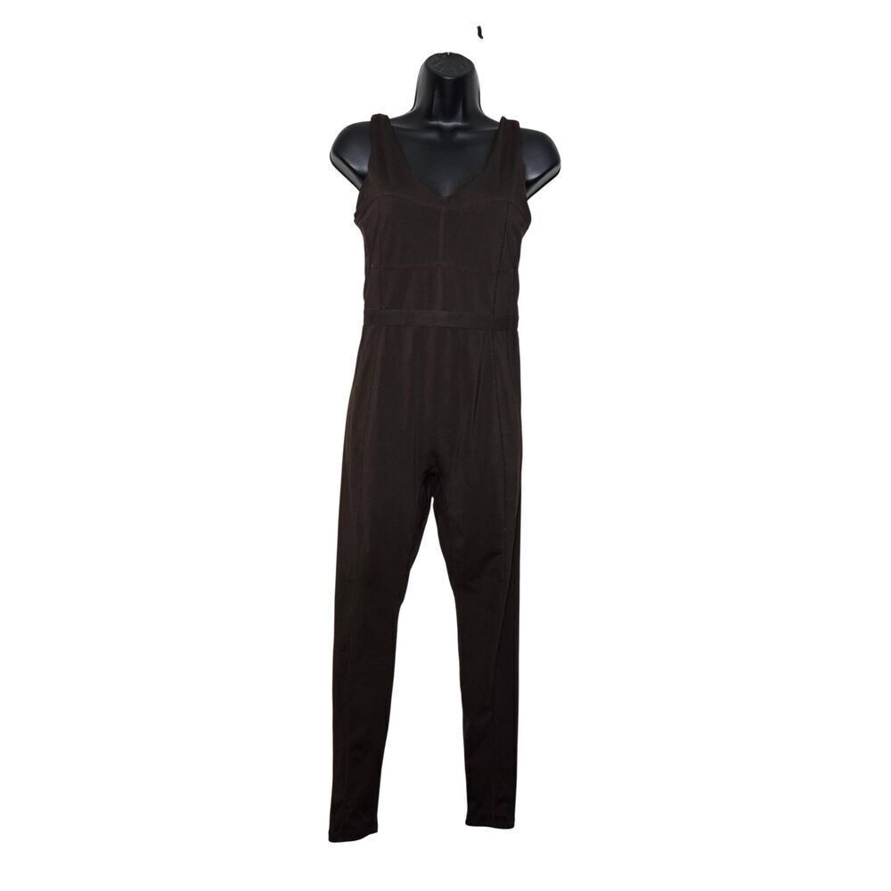 Fabletics Women’s Size Small Motion 365 Jumpsuit One Piece Cacao Brown